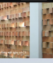 Gạch xây không trát kt 230x114x65mm